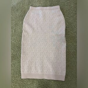 Michael Kors Logo Pencil Skirt (Light Pink)